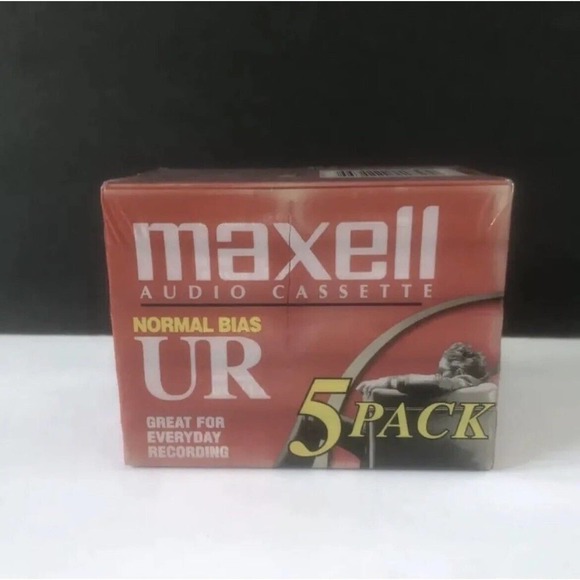New Sealed 15p. Maxell UR 90 Blank Audio Cassette Tape Normal Bias IEC Type I - Picture 8 of 12
